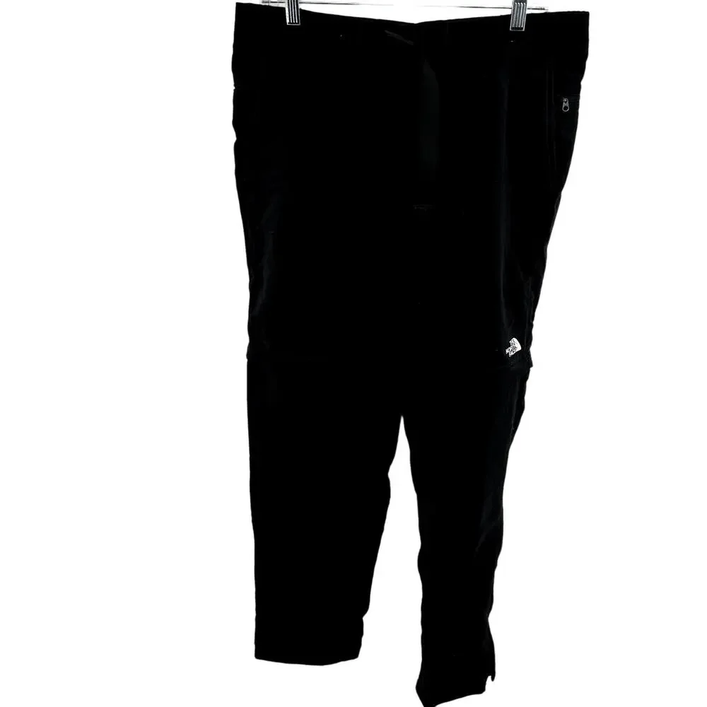 The North Face Paramount Convertible Pants Straight Leg Outdoor Black 34